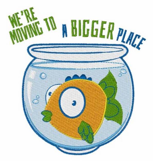 Picture of Moving Fish Machine Embroidery Design