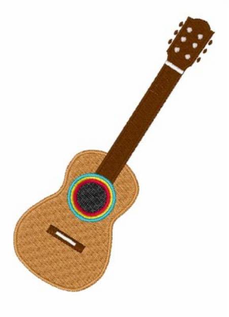 Picture of Mexico Guitar Machine Embroidery Design