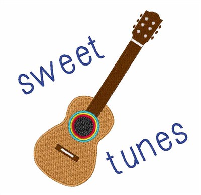 Sweet Tunes Machine Embroidery Design