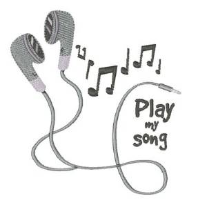 Picture of Play My Song Machine Embroidery Design
