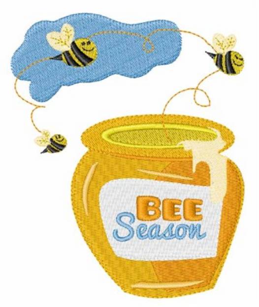 Picture of Bee Season Machine Embroidery Design
