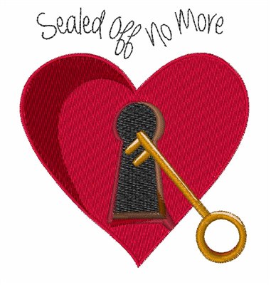 Sealed Off No More Machine Embroidery Design