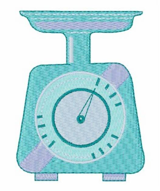 Picture of Food Scale Machine Embroidery Design