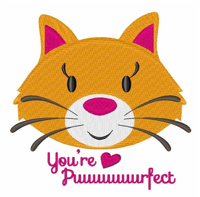 Youre Puuuurfect Machine Embroidery Design