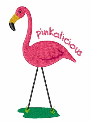 Pinkalicious Flamingo Machine Embroidery Design