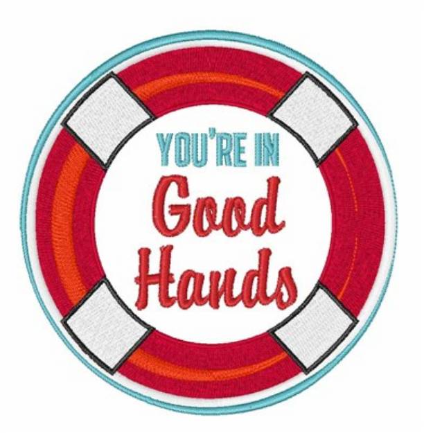 Picture of Good Hands Machine Embroidery Design