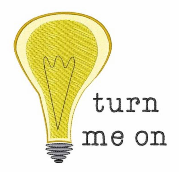 Picture of Turn Me On Machine Embroidery Design