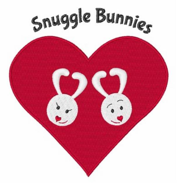 Picture of Snuggle Bunnies Machine Embroidery Design