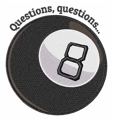 Questions, Questions... Machine Embroidery Design