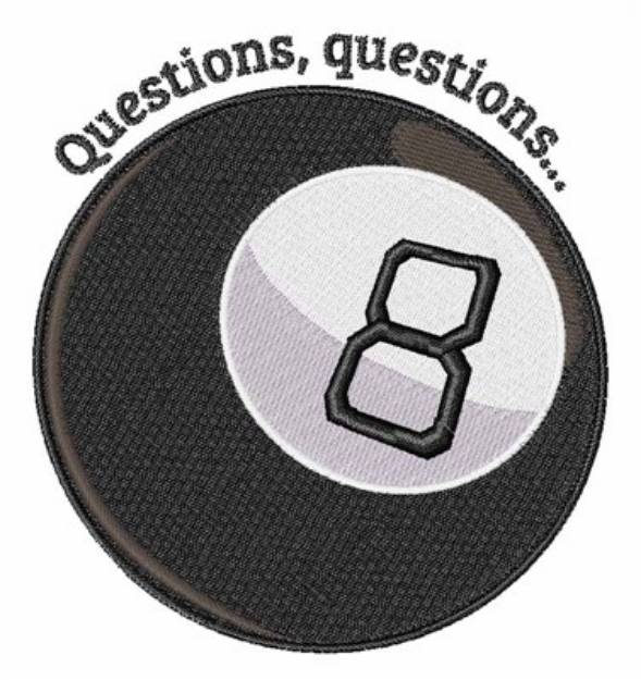 Picture of Questions, Questions... Machine Embroidery Design