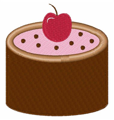 Cherry Cake Machine Embroidery Design