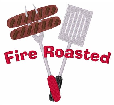 Fire Roasted Machine Embroidery Design