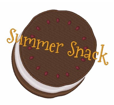 Summer Snack Machine Embroidery Design