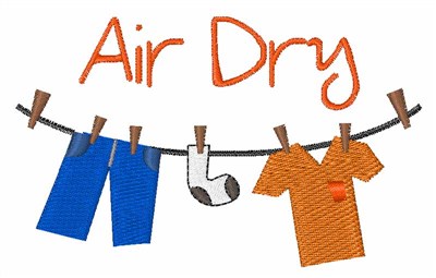 Air Dry Machine Embroidery Design