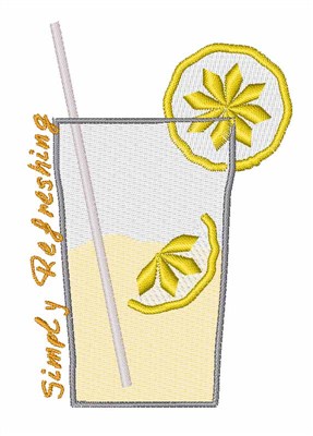 Simply Refreshing Machine Embroidery Design