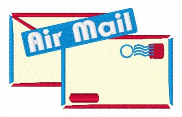 Picture of Air Mail Machine Embroidery Design