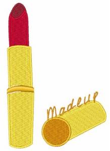 Picture of Makeup Tube Machine Embroidery Design