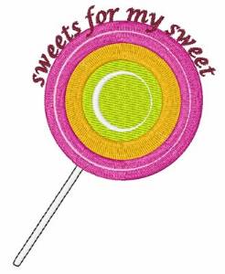 Picture of For My Sweet Machine Embroidery Design