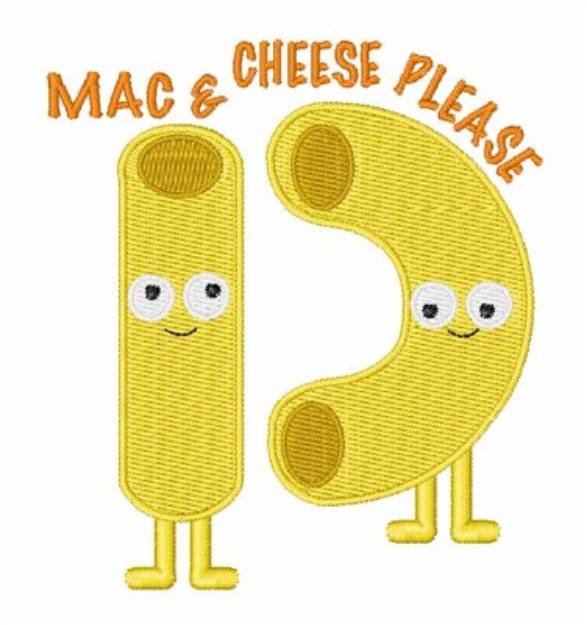 Picture of Mac & Cheese Please Machine Embroidery Design