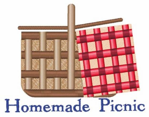 Picture of Homemade Picnic Machine Embroidery Design