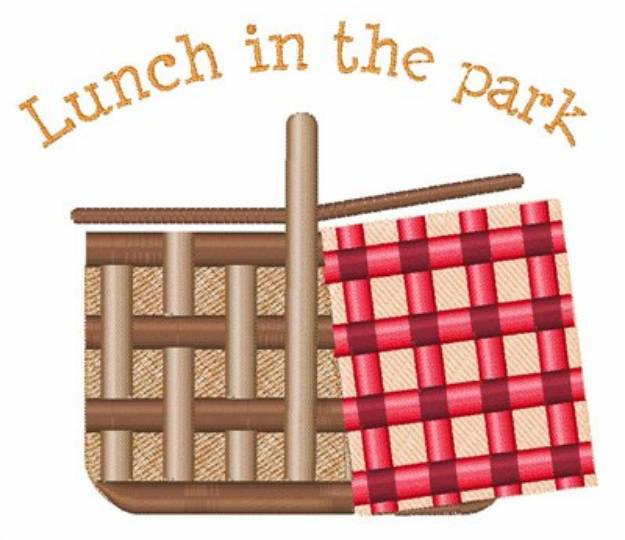 Picture of Lunch In Park Machine Embroidery Design