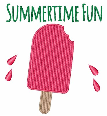 Summertime Fun Machine Embroidery Design