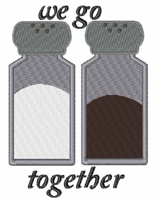 We Go Together Machine Embroidery Design
