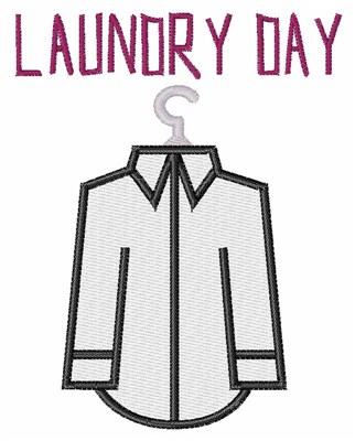 Laundry Day Machine Embroidery Design