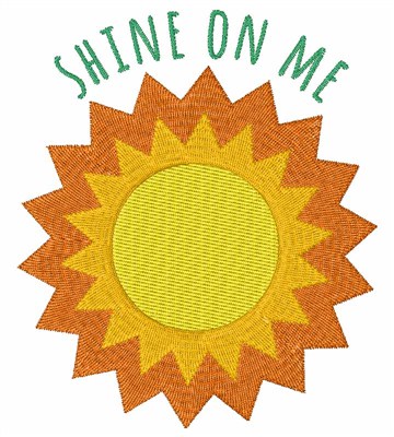 Shine On Me Machine Embroidery Design