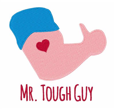 Tough Guy Machine Embroidery Design