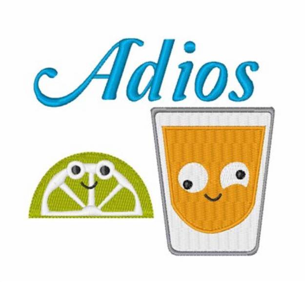 Picture of Adios Machine Embroidery Design