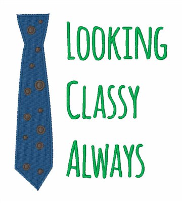 Looking Classy Machine Embroidery Design