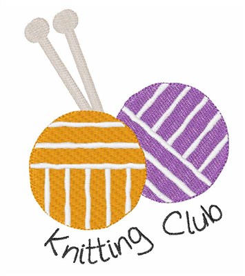 Knitting Club Machine Embroidery Design