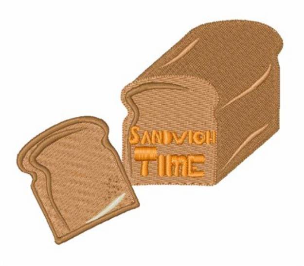 Picture of Sandwich Time Machine Embroidery Design