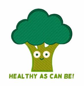 Picture of Healthy As Can Be Machine Embroidery Design