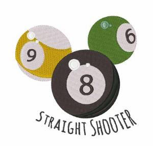 Picture of Straight Shooter Machine Embroidery Design