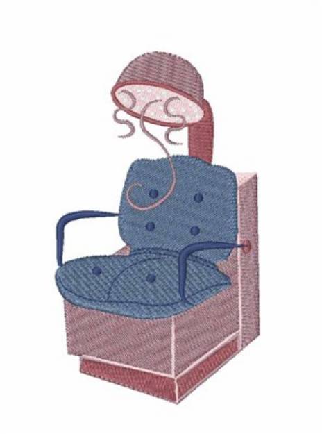 Picture of Hair Dryer Chair Machine Embroidery Design