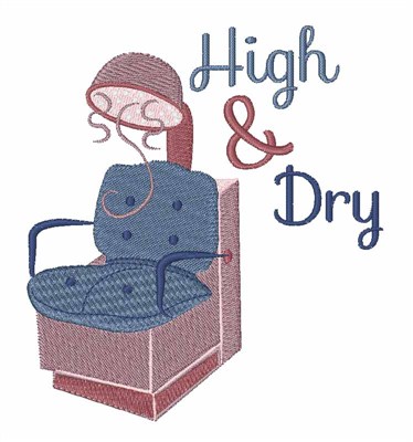 High & Dry Machine Embroidery Design