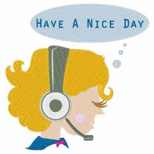 Picture of Have A Nice Day Machine Embroidery Design