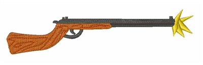 Hunting Rifle Machine Embroidery Design