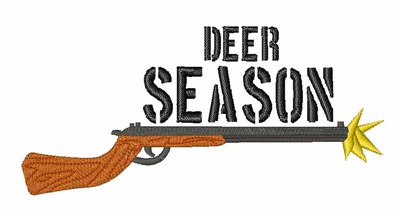 Deer Season Machine Embroidery Design