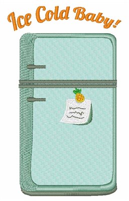 Ice Cold Baby Machine Embroidery Design