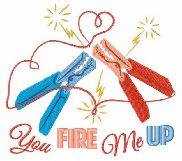 Picture of Fire Me Up Machine Embroidery Design