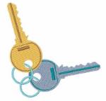 Picture of Keys On Ring Machine Embroidery Design
