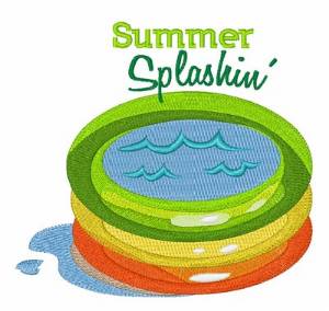 Picture of Summer Splashin Machine Embroidery Design