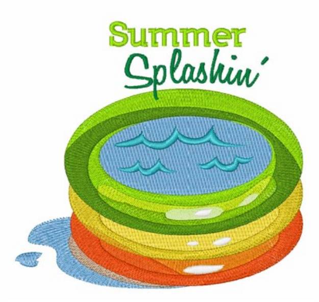 Picture of Summer Splashin Machine Embroidery Design