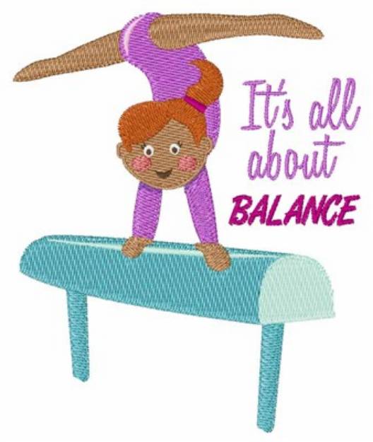 Picture of All About Balance Machine Embroidery Design