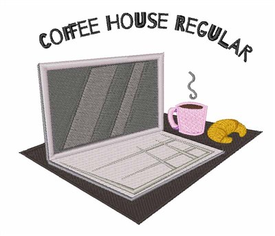 Coffee House Regular Machine Embroidery Design