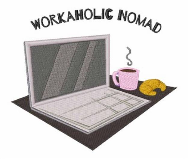 Picture of Workaholic Nomad Machine Embroidery Design