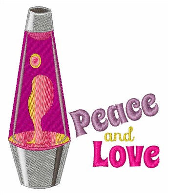Peace And Love Machine Embroidery Design